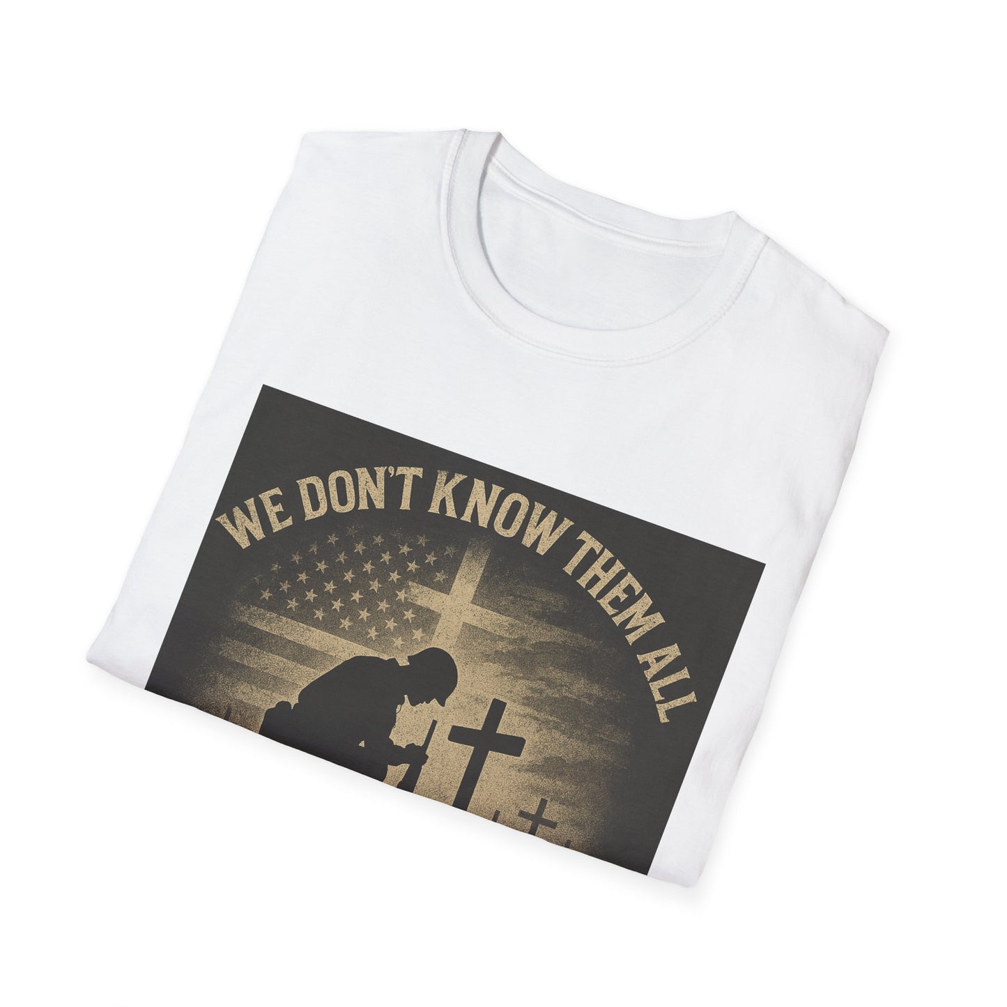 Honor Our Heroes Unisex Softstyle T-Shirt - Memorial Day & Veterans Day Tribute