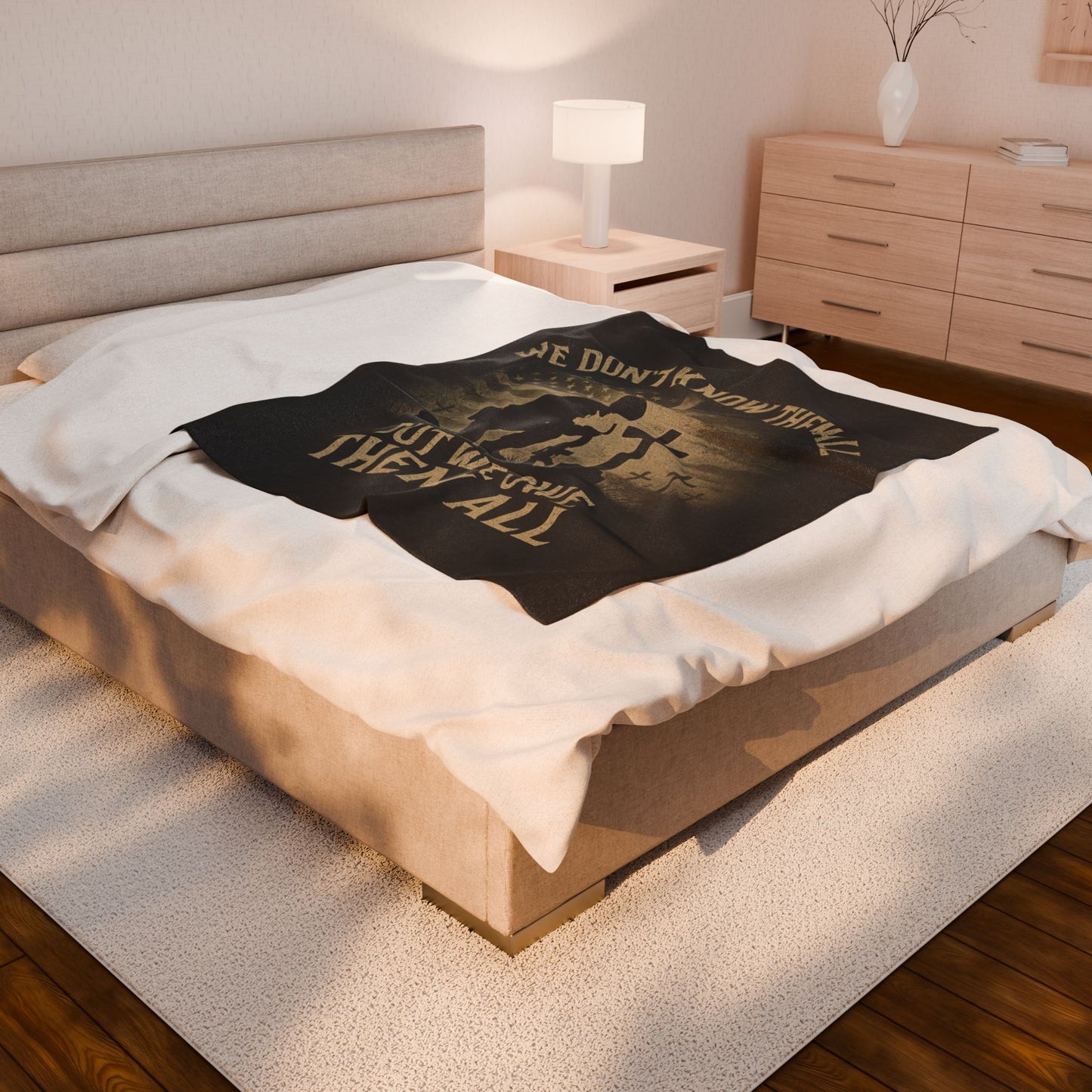 Plush Blanket - Patriotic Veterans Tribute
