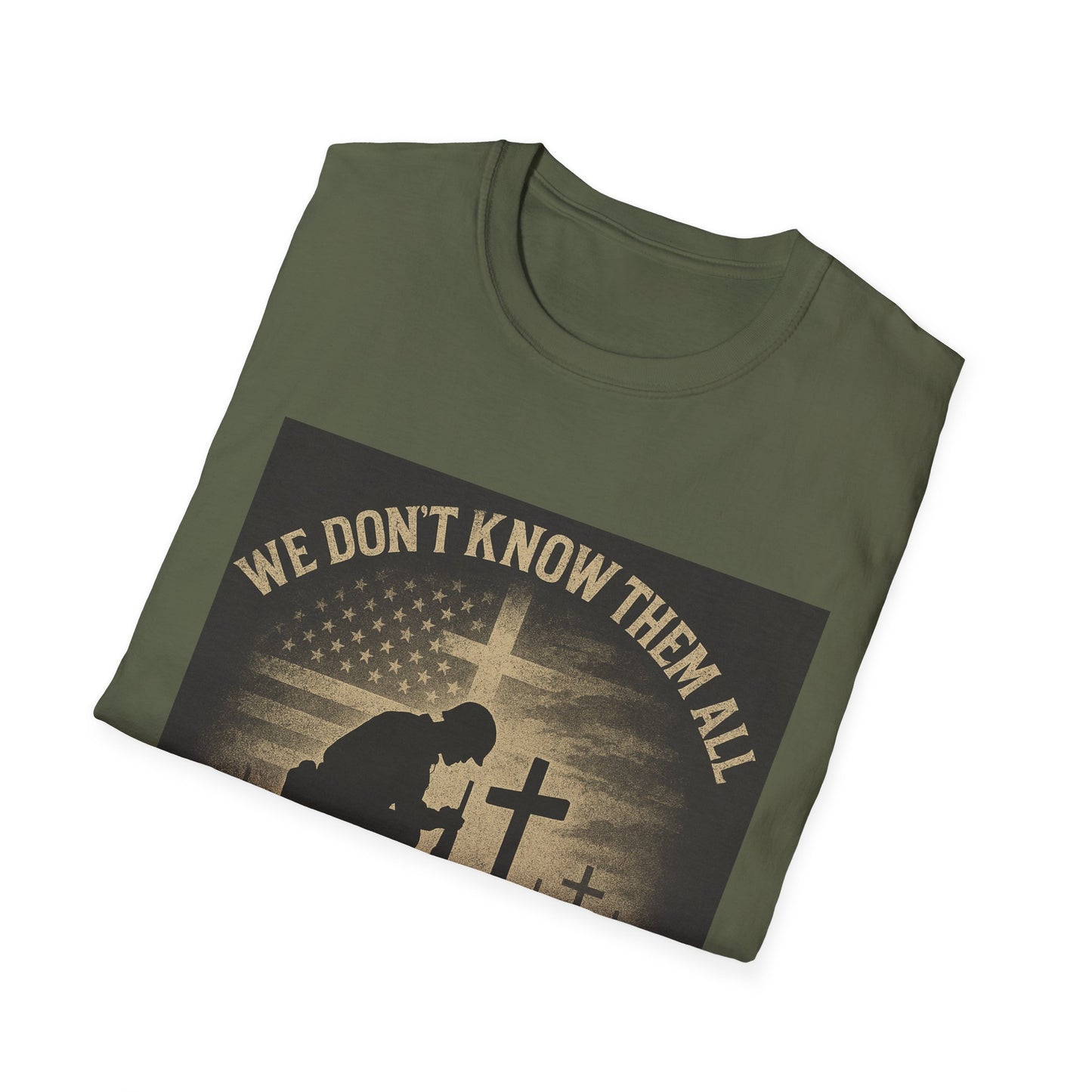Honor Our Heroes Unisex Softstyle T-Shirt - Memorial Day & Veterans Day Tribute