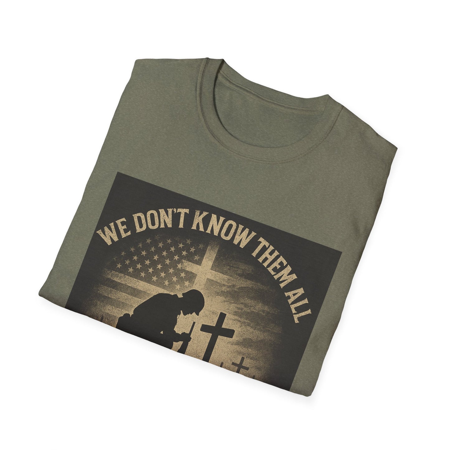 Honor Our Heroes Unisex Softstyle T-Shirt - Memorial Day & Veterans Day Tribute