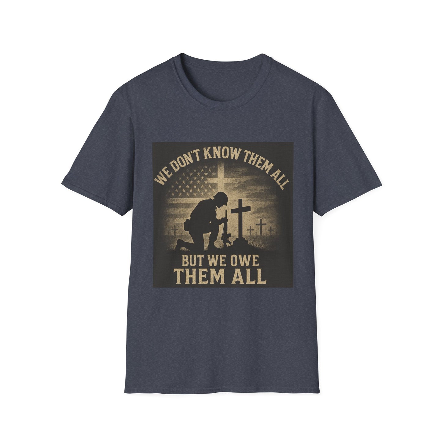 Honor Our Heroes Unisex Softstyle T-Shirt - Memorial Day & Veterans Day Tribute