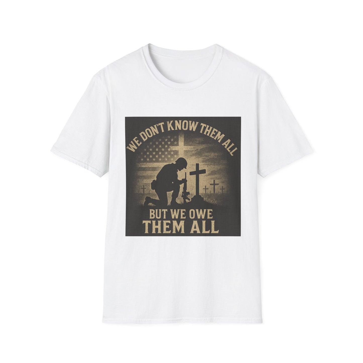 Honor Our Heroes Unisex Softstyle T-Shirt - Memorial Day & Veterans Day Tribute