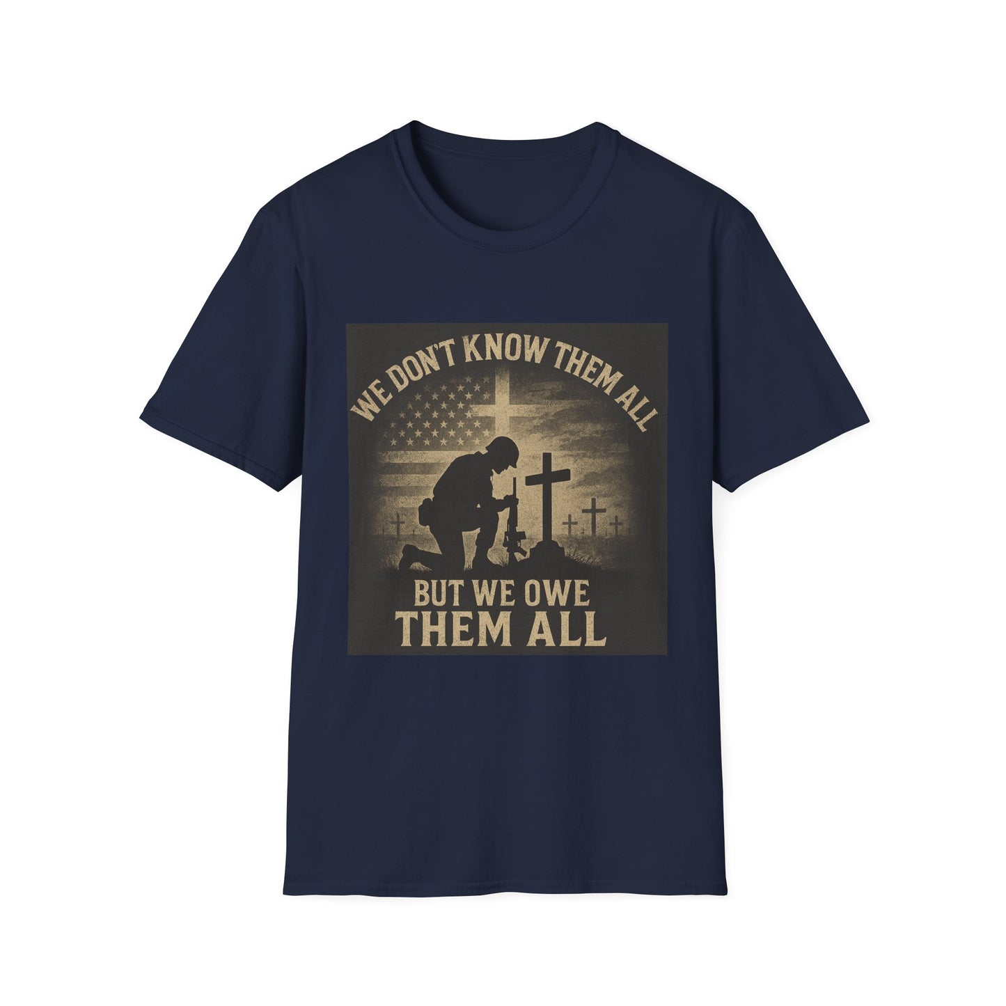Honor Our Heroes Unisex Softstyle T-Shirt - Memorial Day & Veterans Day Tribute