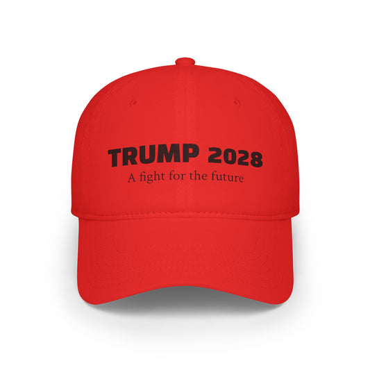 Trump 2028 Low Profile Baseball Cap - Support Our President Hat, Maga Campaign Cap, American Flag Election Headwear, Patriotic Red White